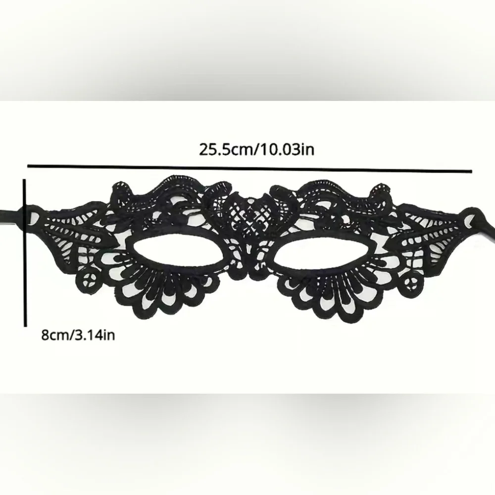🍒NEW DETAILED LACE FACE MASK - Picture 4 of 5
